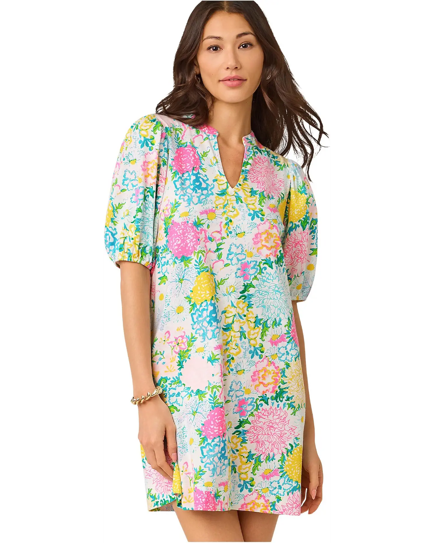 Carey Dress - Multi Lilly Garden