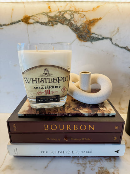 Recycled Whistle Pig Candle: Grapefruit/Mango/Vanilla