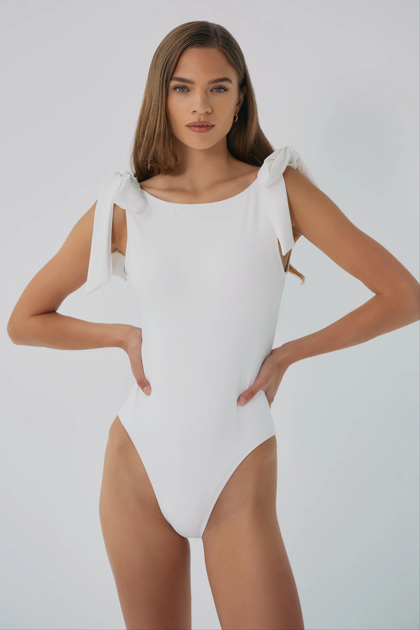 Delfina One-Piece - Solid White