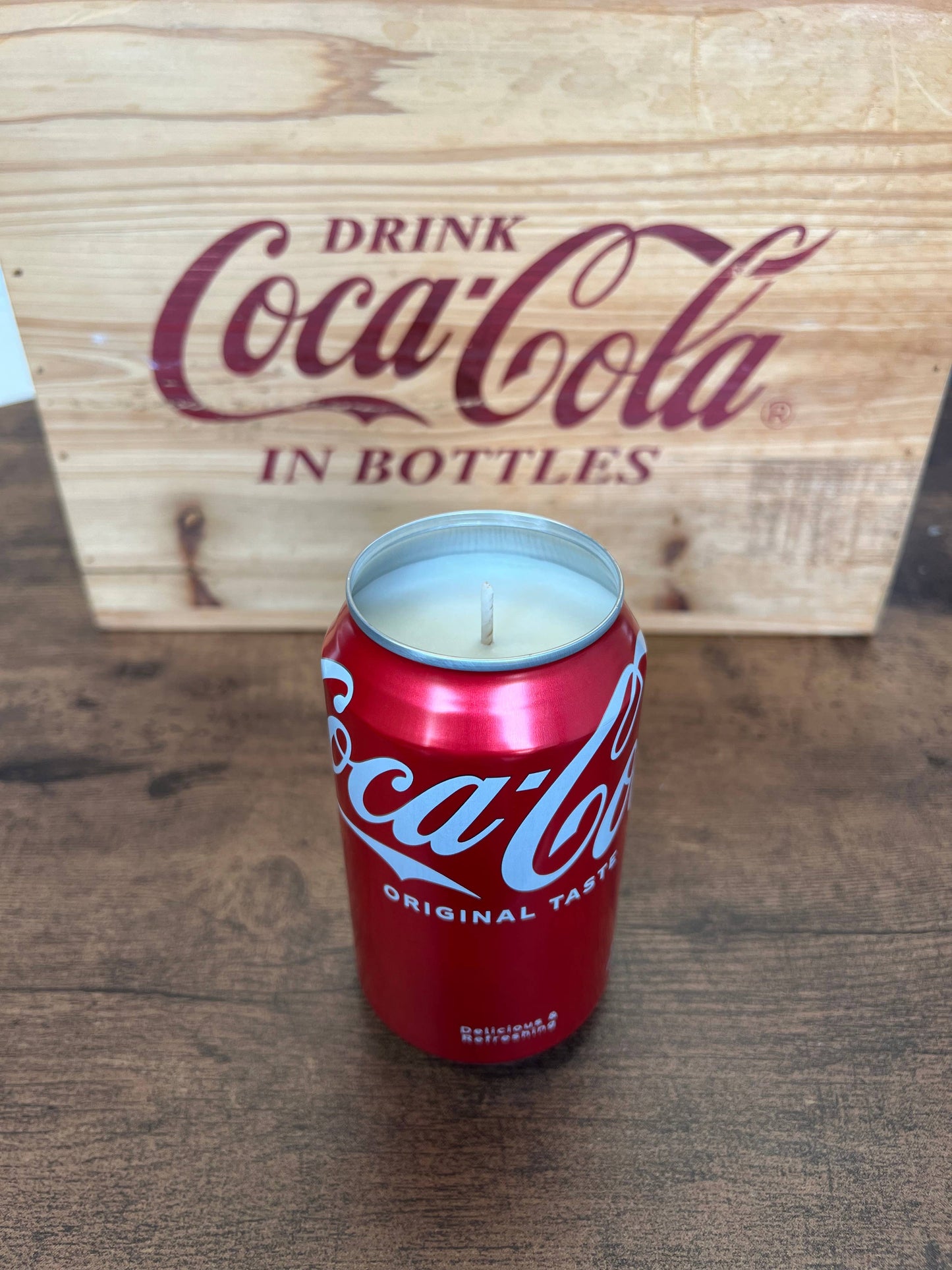 Recycled Coke Can Novelty Candle: Grapefruit/Mango/Vanilla