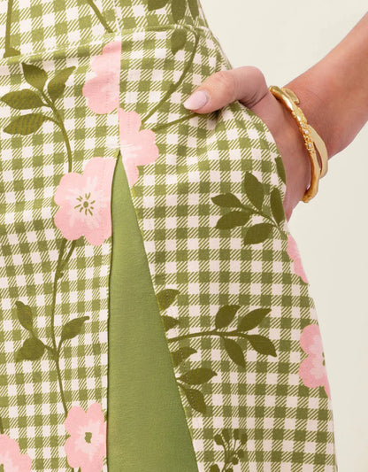 Colleen Skort Castillo Gingham