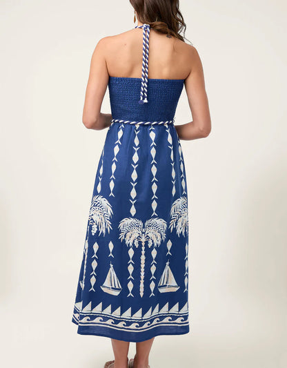 Tabitha Halter Dress Flagler Resort Set Sail