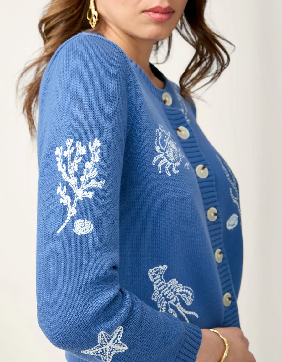 Marie Cardigan Indigo Mist