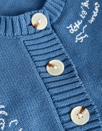 Marie Cardigan Indigo Mist