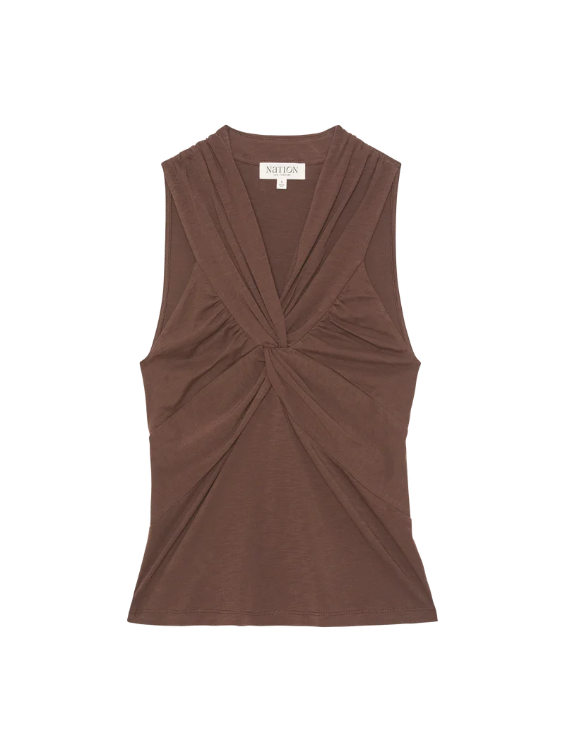 Anais Halter Tank - Cocoa