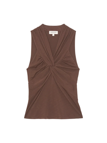 Anais Halter Tank - Cocoa