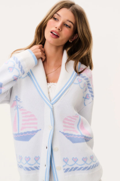 Aribella Cardigan -Seaglass Kiss
