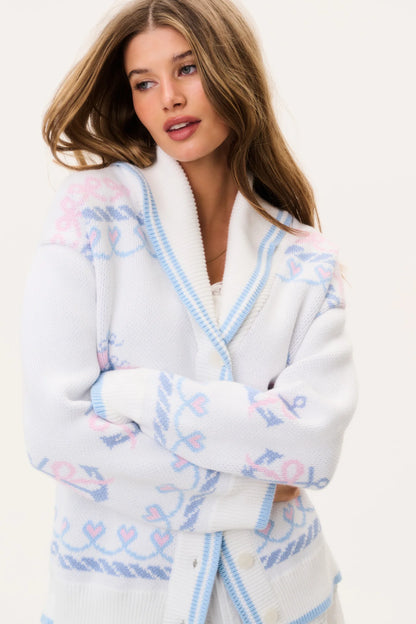 Aribella Cardigan -Seaglass Kiss