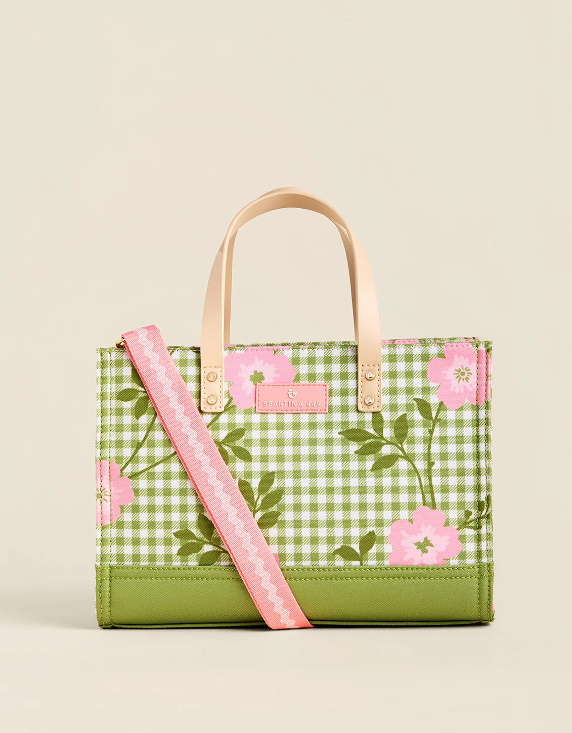 Golf Crossbody Tote Castillo Gingham