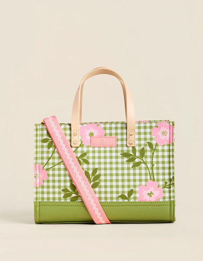 Golf Crossbody Tote Castillo Gingham