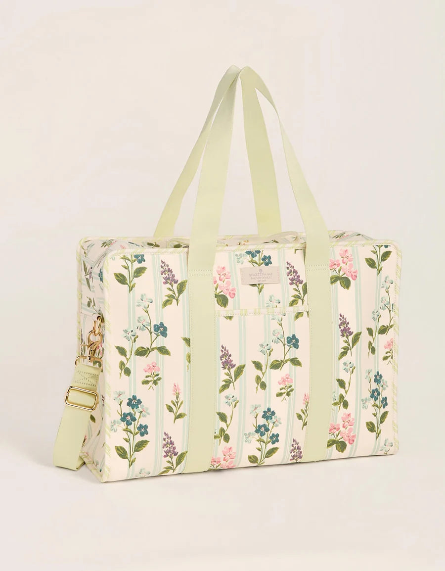 Getaway Travel Duffle - Blooming Stripe