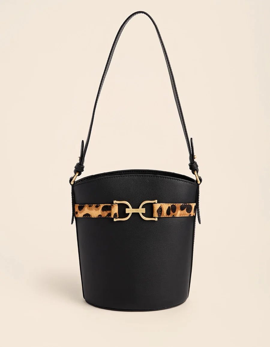 Siren Eva Leather Bucket Leopard