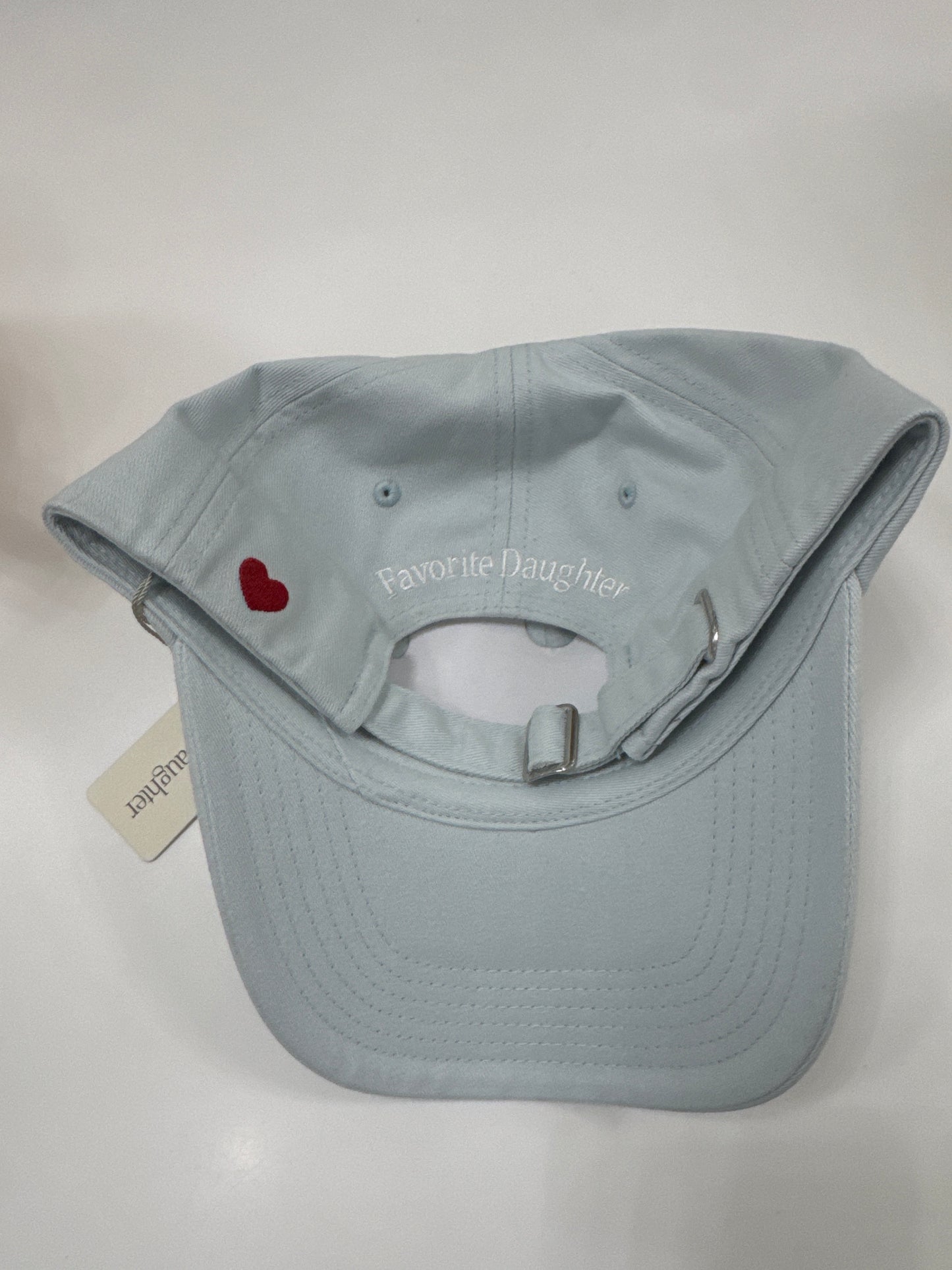 Maid of Honor Heart Baseball Cap - Light Blue