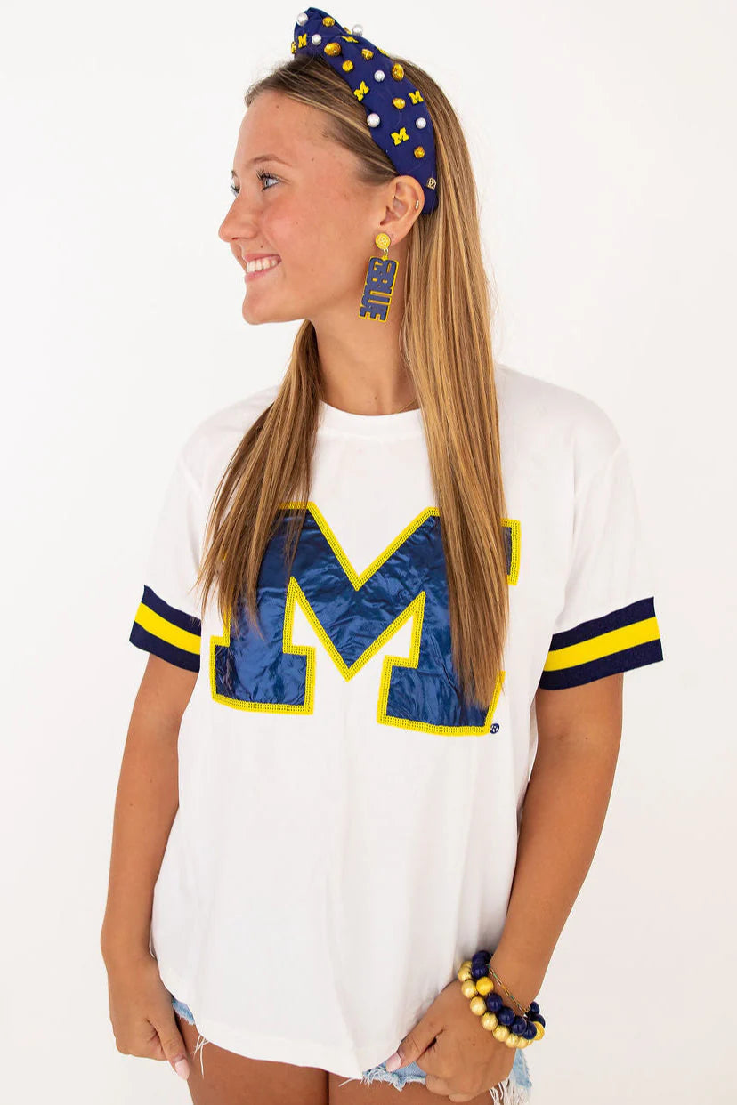 Michigan Sparkle Logo T-Shirt