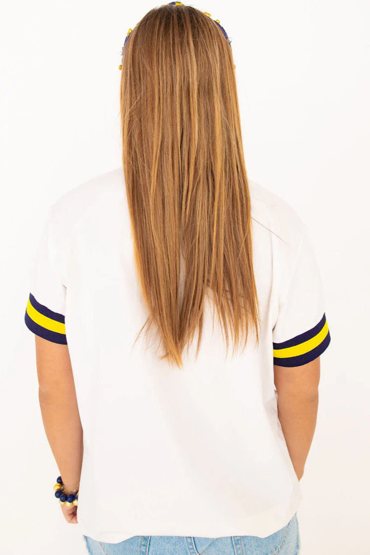 Michigan Sparkle Logo T-Shirt