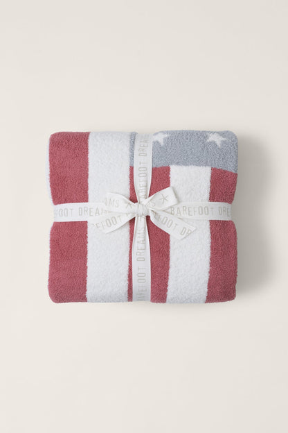 CozyChic® American Flag Blanket