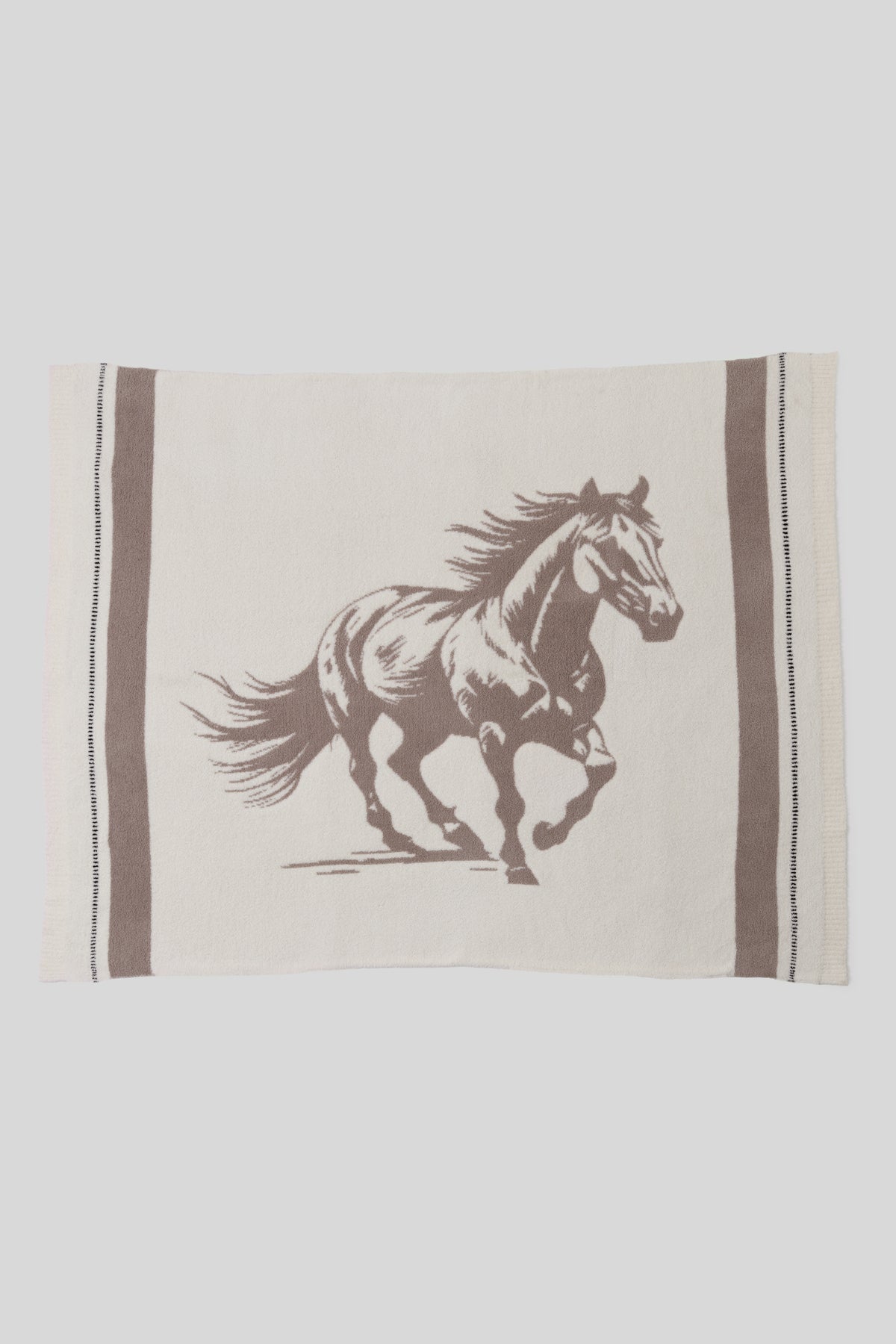 CozyChic® Stallion Throw - Cream Multi
