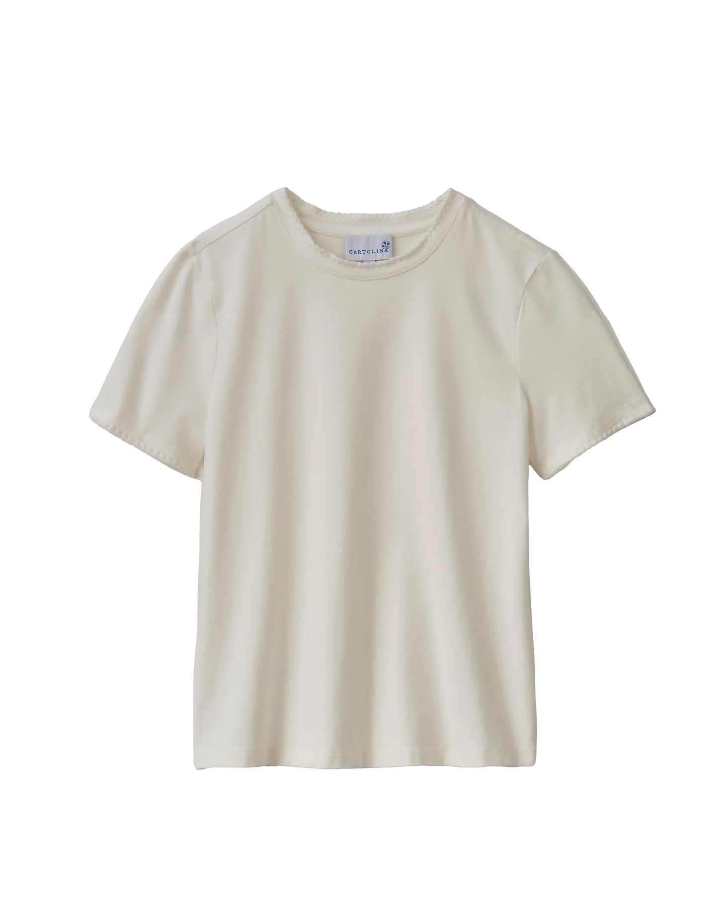 Dylan Crewneck Tee - Optic White