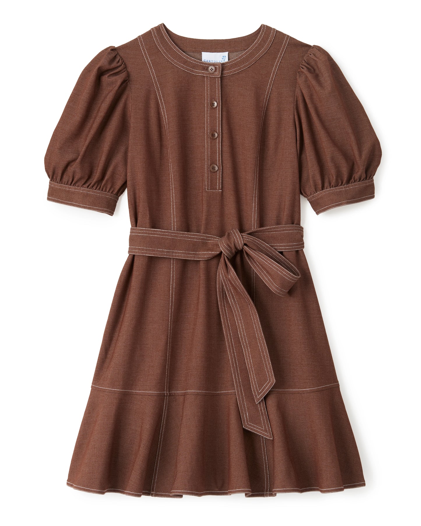 Bonnie Mini Dress - Mocha