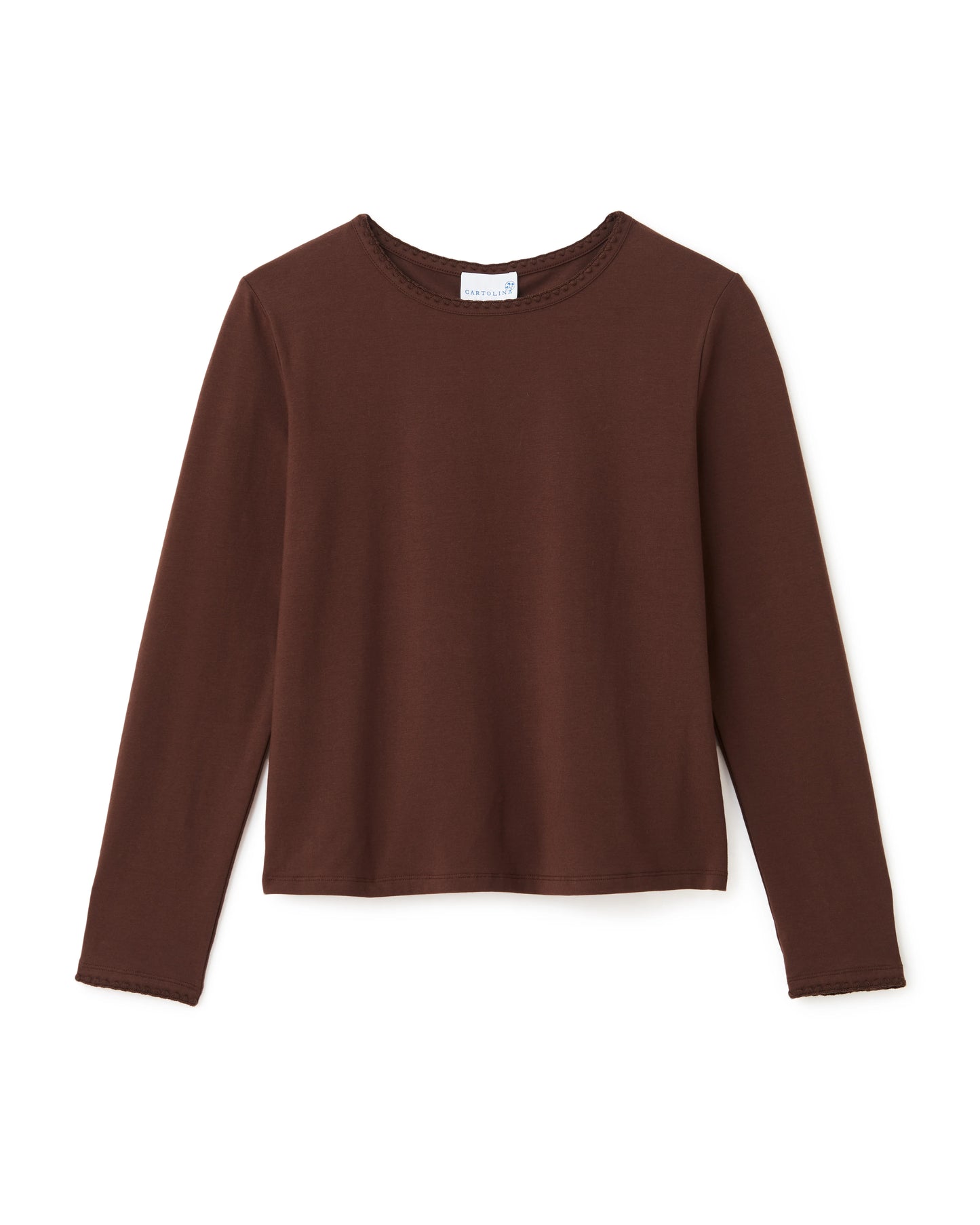 Dylan Long Sleeve Tee - Umber