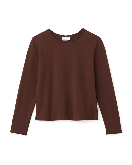 Dylan Long Sleeve Tee - Umber