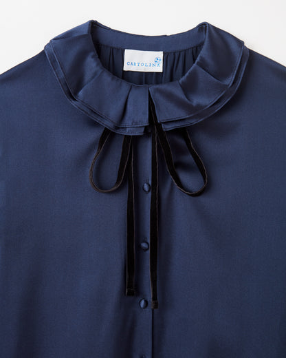 Emerson Blouse - Midnight Blue