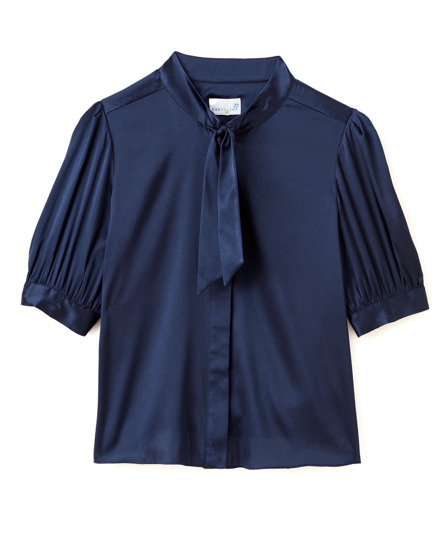 Peggy Short Sleeve Blouse - Midnight Blue