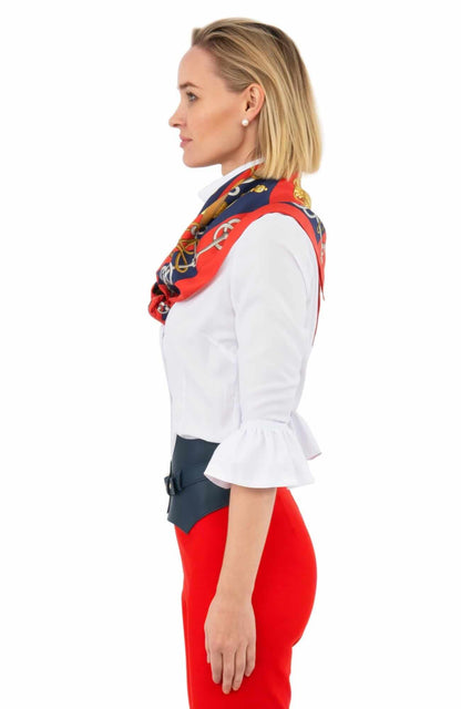 Priss Blouse - Chiffon - White