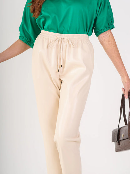 Joy Jogger - Sandshell Vegan Leather