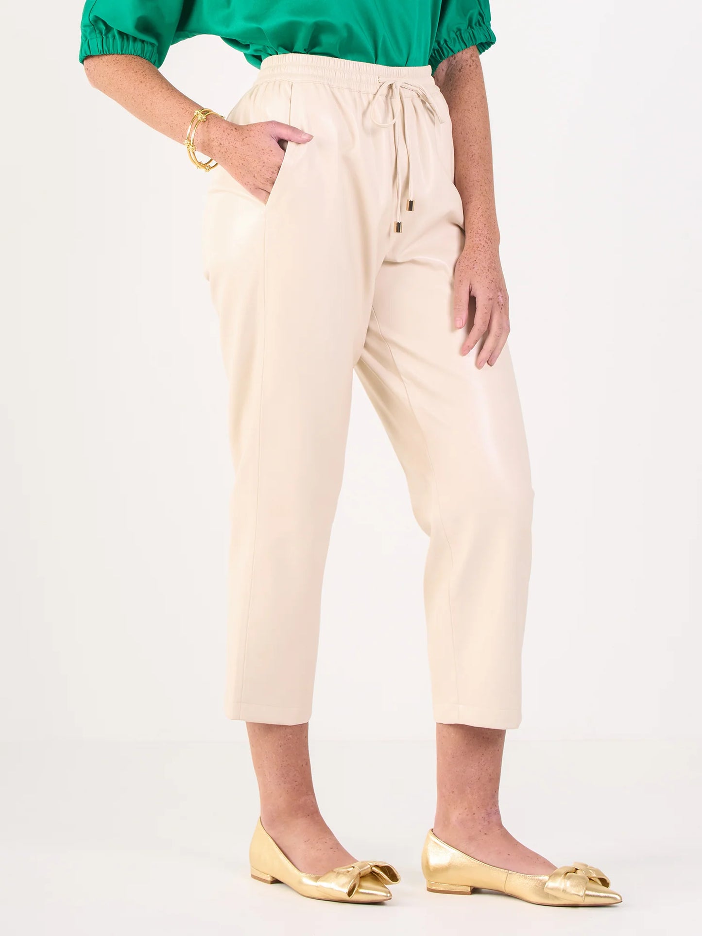 Joy Jogger - Sandshell Vegan Leather