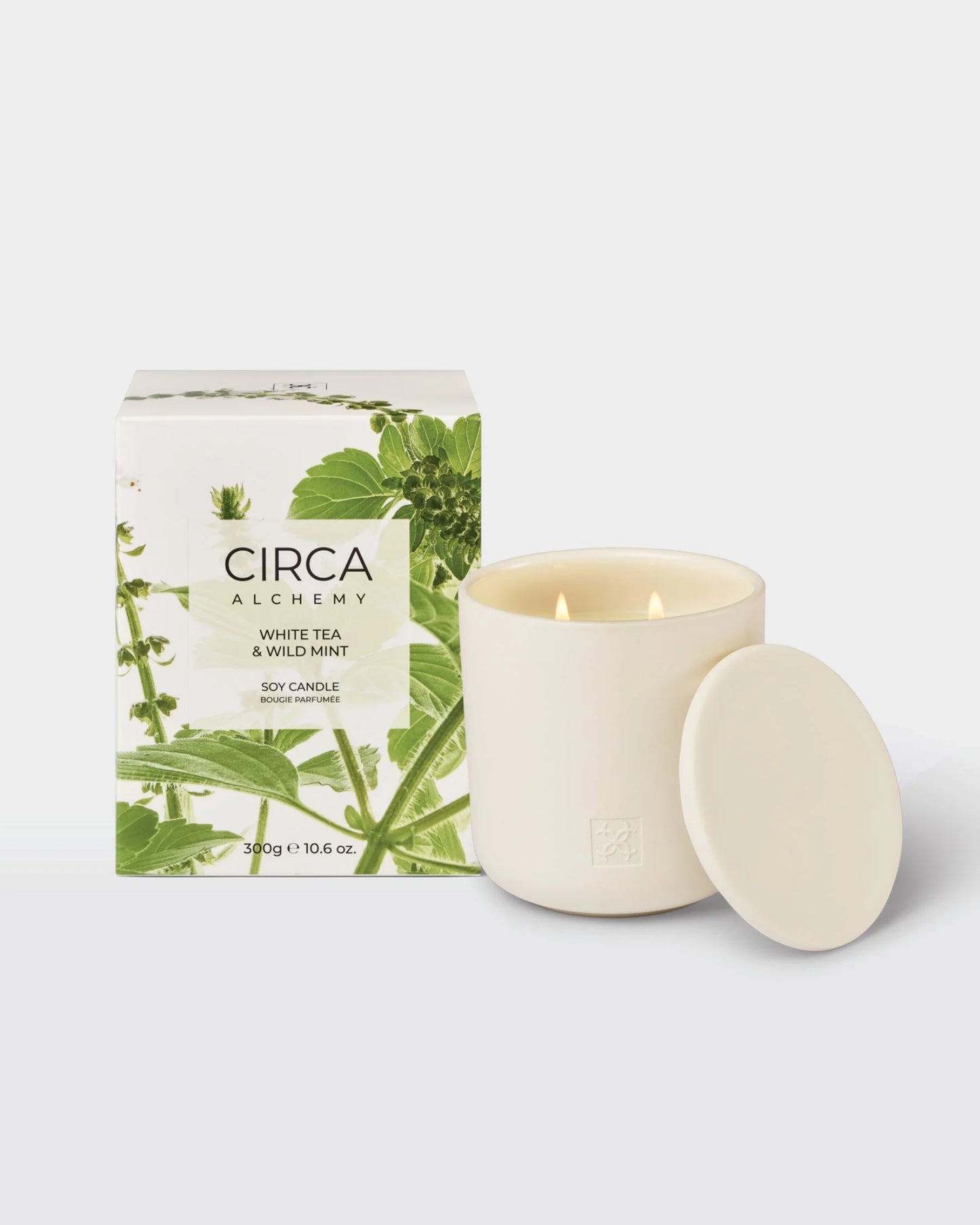 Scented Candle 10.6 oz. - White Tea & Wild Mint