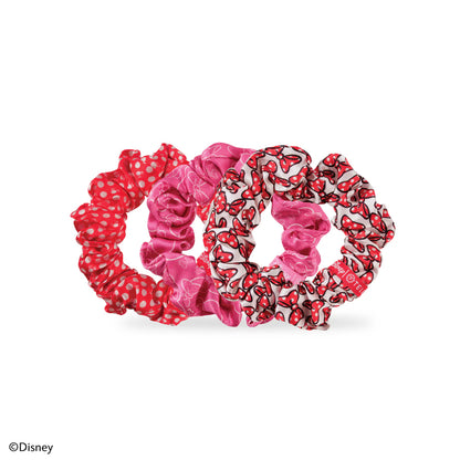 Minnie Mouse Silk Scrunchies