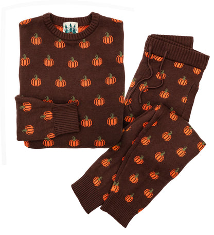 Country Pumpkin Sweater In Brown - Women's