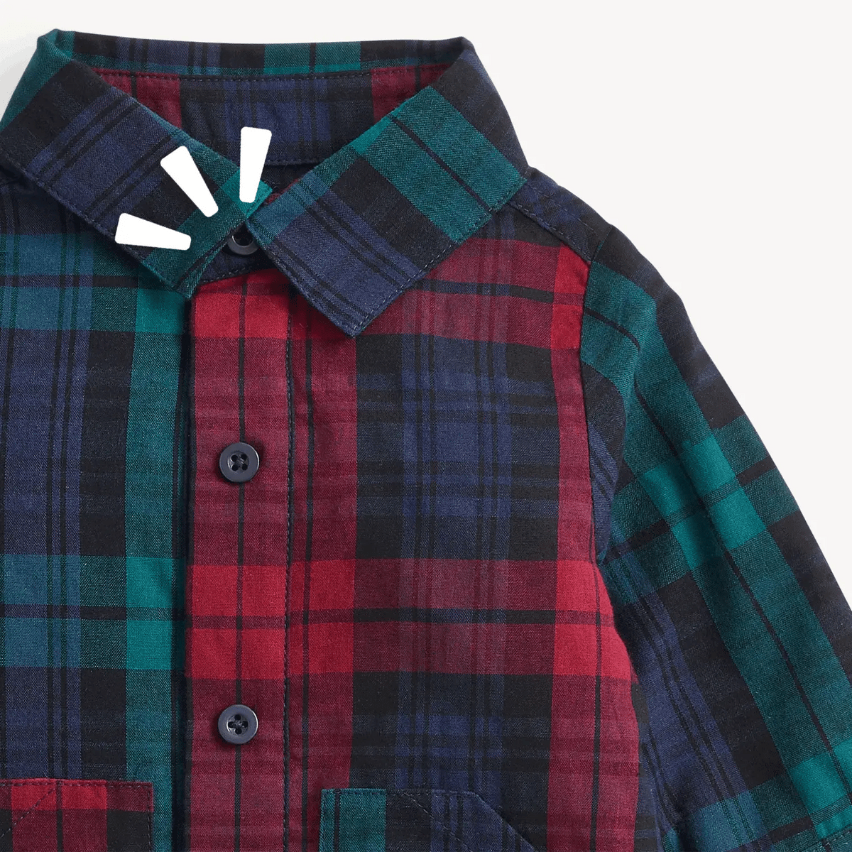 Mad For Plaid Flannel Magnetic Romper