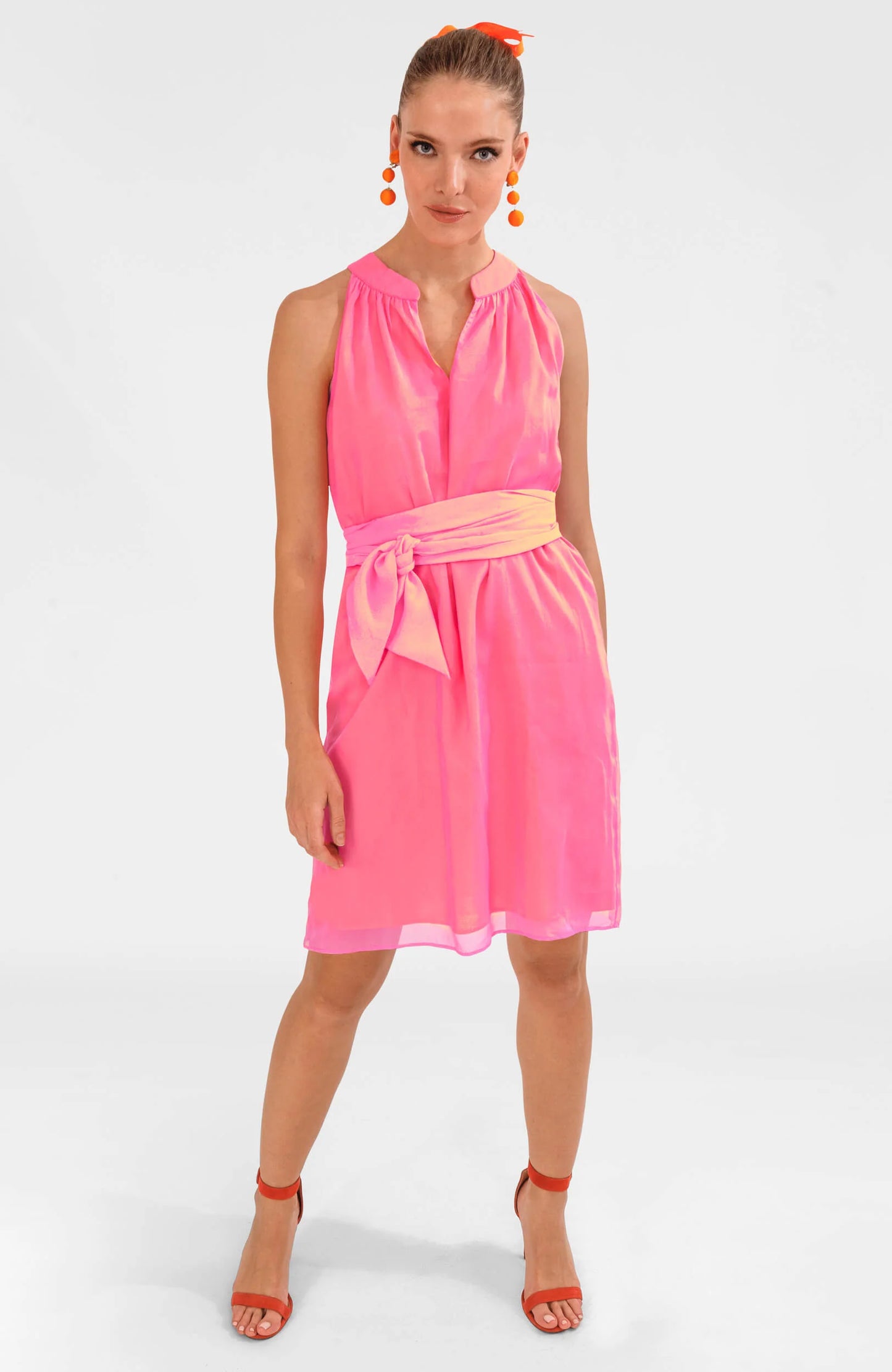 Sorbet Dress in Pink/Orange