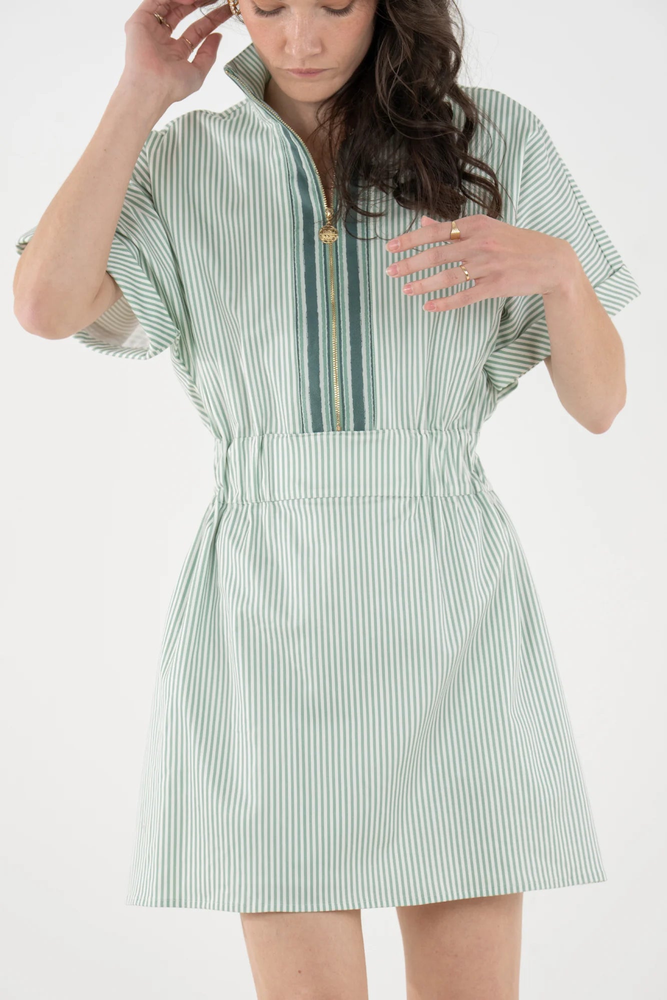 Pullover Dress - Feldspar Stripe