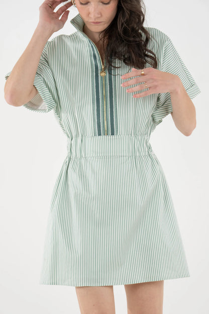Pullover Dress - Feldspar Stripe