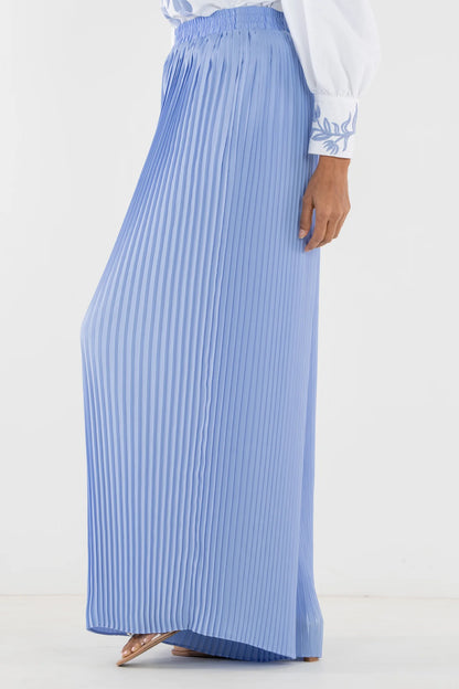 Pleated Pant - Grape Mist