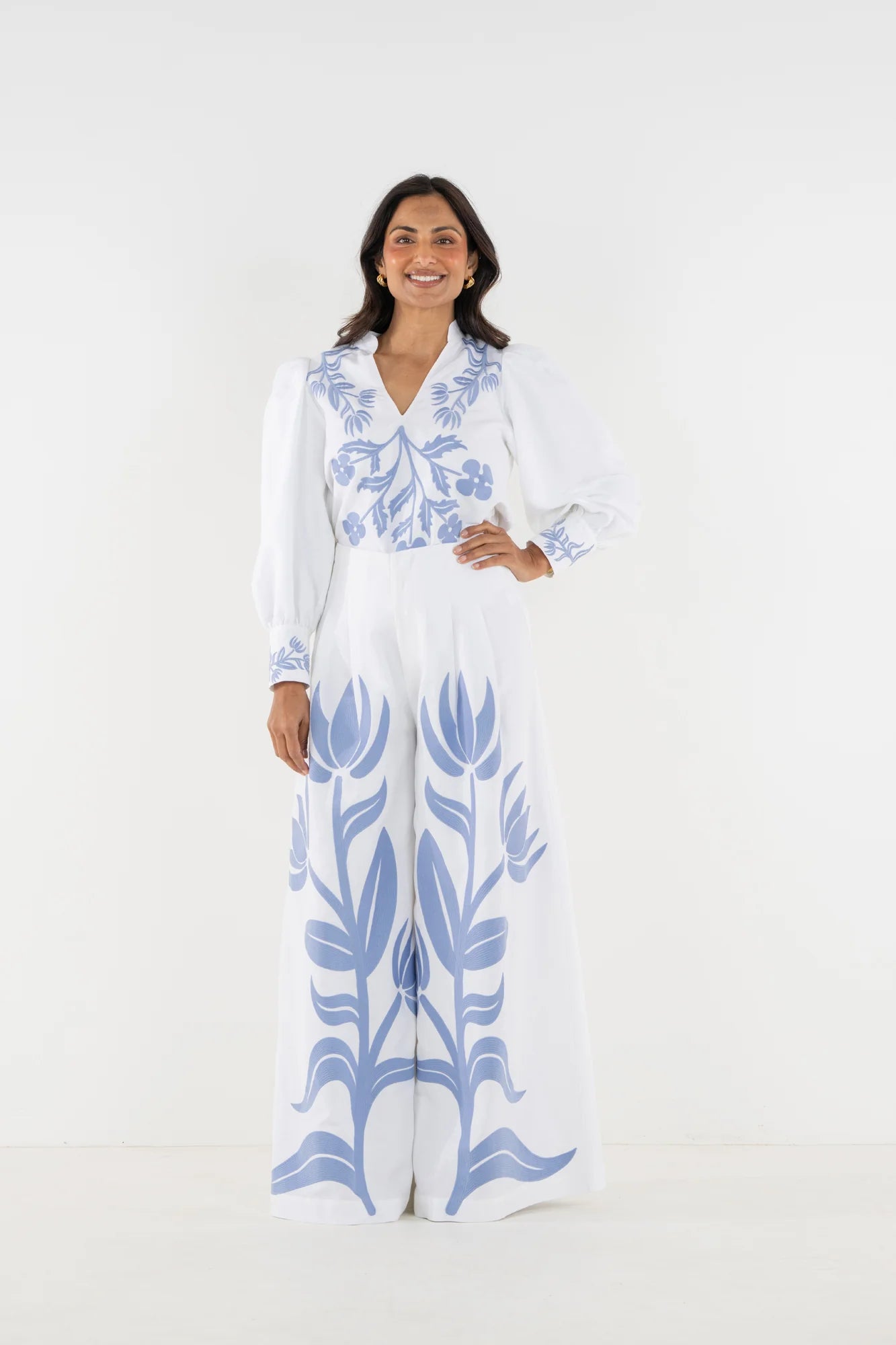 Paisley Pant - Dutch Tile