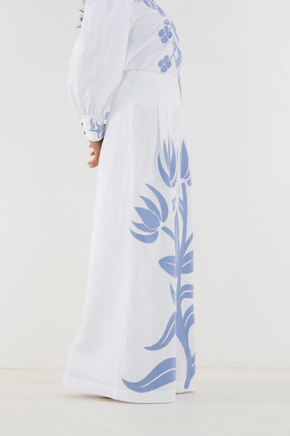 Paisley Pant - Dutch Tile