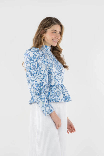 Zoe Top - Royal Tapestry