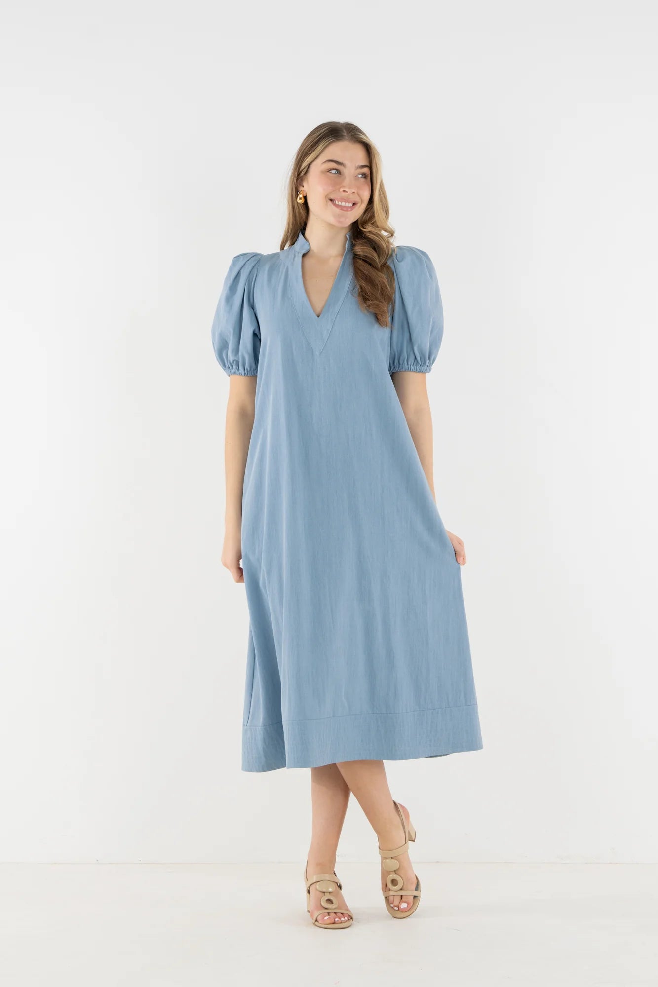 Hampton Dress - Denim