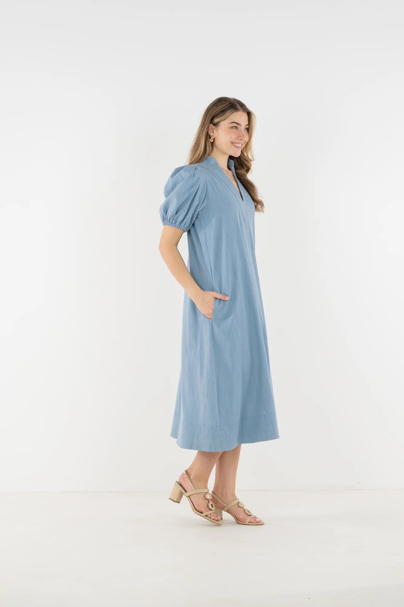 Hampton Dress - Denim