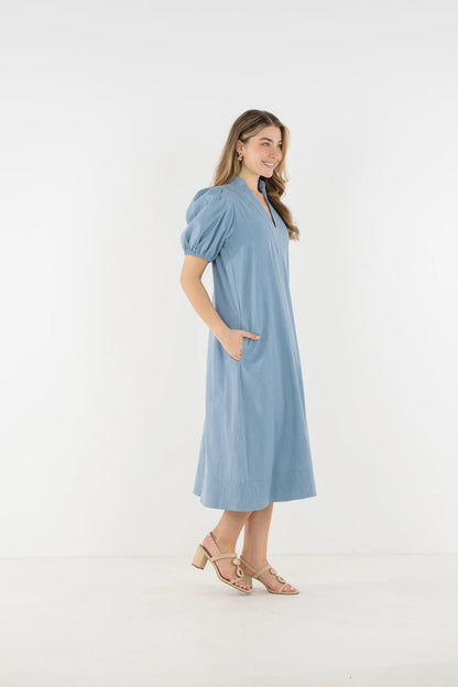 Hampton Dress - Denim