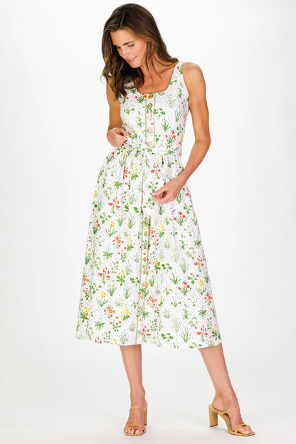 Dorothea Dress in Garden Lattice