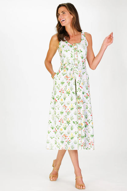 Dorothea Dress in Garden Lattice