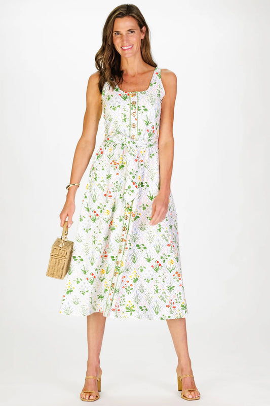 Dorothea Dress in Garden Lattice