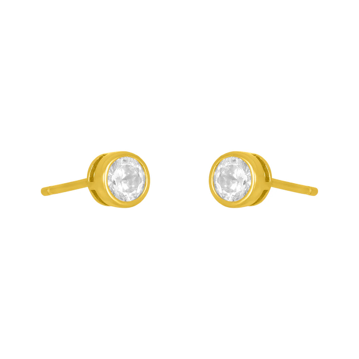 Marisol Bezel Stud 4MM
