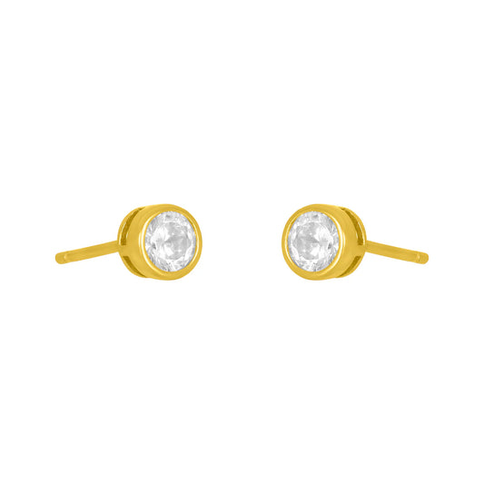 Marisol Bezel Stud 4MM