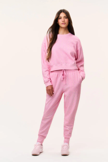 Lolana Sweatpant - Polaroid Rose
